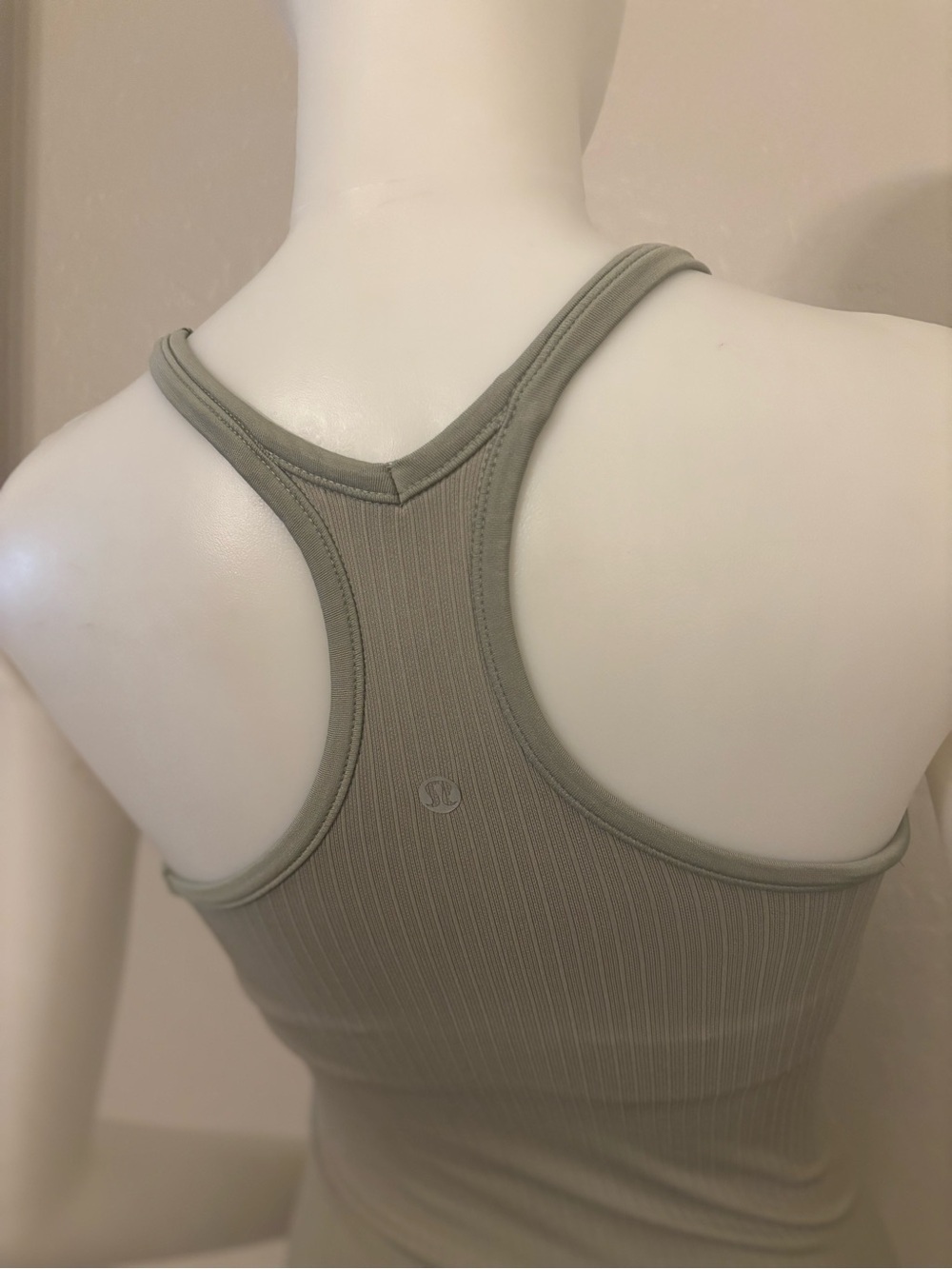 Lululemon Ribbed Y Racer Back Tank Gray Size 6 - Picture 8 of 8